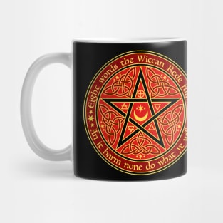 Red Witch Crest Mug
